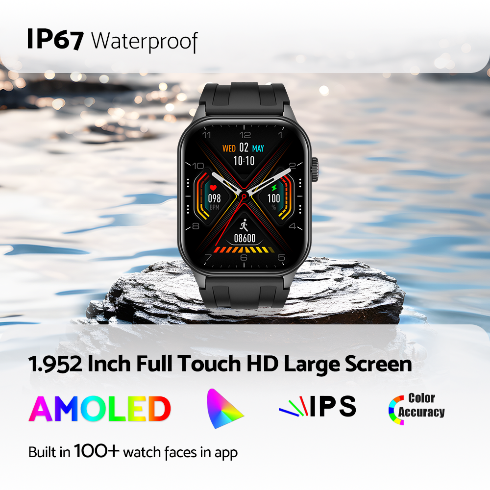 Trendy Waterproof 4G Smartwatch for Girls with AMOLED Contact Display screen, Health Tracker, and SIM Card Functionality